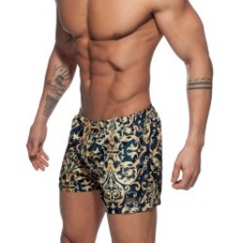 Shorts de baño de la marca ADDICTED - Pantalones cortos de baño azul marino de Versailles - Ref : ADS205 C09