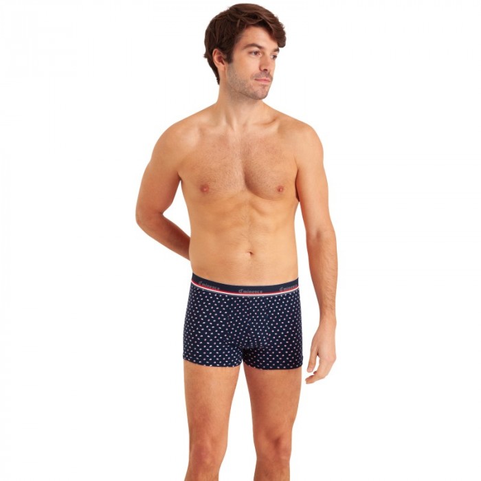 Boxer shorts, Shorty of the brand EMINENCE - Set of 2 boxers Made in France Eminence - navy and grey - Ref : LV10 2350