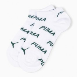 Sous-vêtements Made In France der Marke PUMA - Set von 2 Paar Sneaker Socken mit PUMA Logo - weiß - Ref : 100000953 011