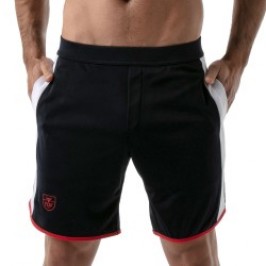 Short of the brand TOF PARIS - Gym Long shorts Tof Paris - Navy Blue - Ref : TOF146BUM