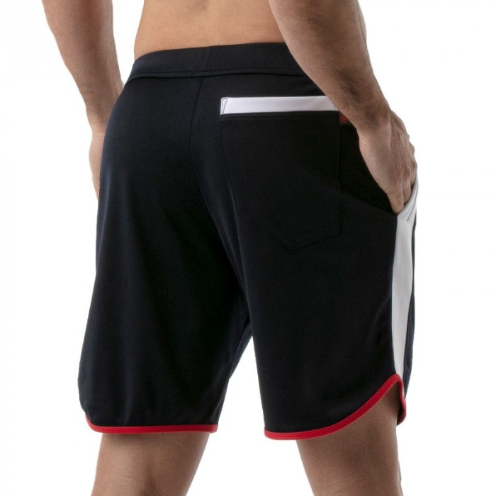 Short of the brand TOF PARIS - Gym Long shorts Tof Paris - Navy Blue - Ref : TOF146BUM