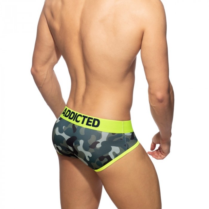 Slip der Marke ADDICTED - Slip swimderwear army - Ref : AD1150 C17