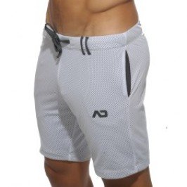 Bermuda de la marca ADDICTED - Pantalones cortos Bermuda de malla de lazo - blanco - Ref : AD357 C01