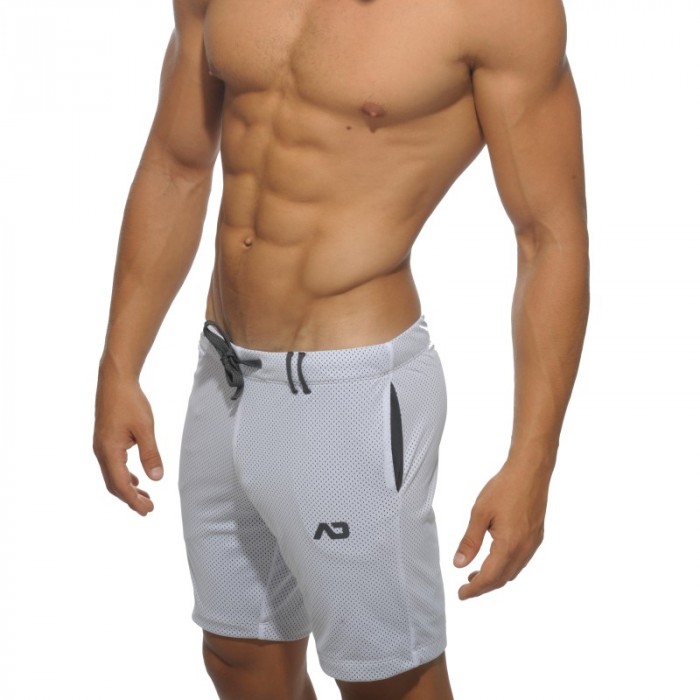 Bermuda de la marque ADDICTED - Bermuda Loop-mesh - blanc - Ref : AD357 C01