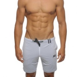 Bermuda of the brand ADDICTED - Loop-mesh bermuda shorts - white - Ref : AD357 C01