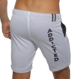 Bermuda del marchio ADDICTED - Bermuda loop-mesh - bianco - Ref : AD357 C01