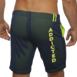 Bermuda de la marca ADDICTED - Pantalones cortos Bermuda de malla de lazo - marino - Ref : AD357 C09