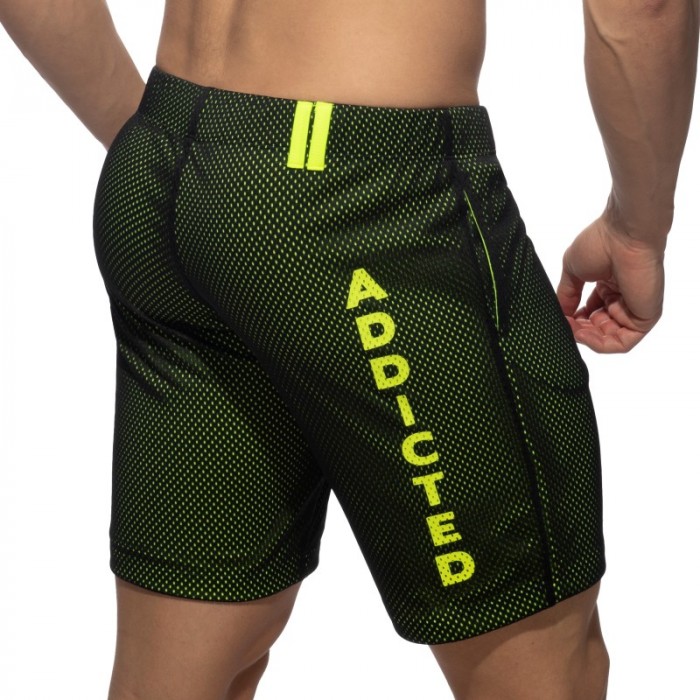 Bermuda del marchio ADDICTED - Bermuda loop-mesh - nero - Ref : AD357 C10