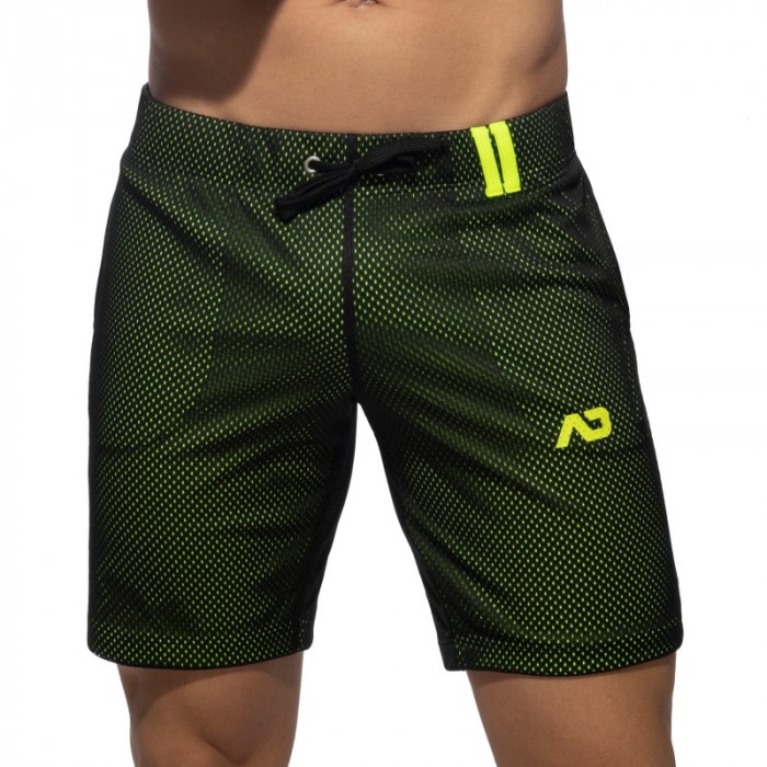 Bermuda de la marca ADDICTED - Pantalones cortos Bermuda de malla de lazo - negro - Ref : AD357 C10