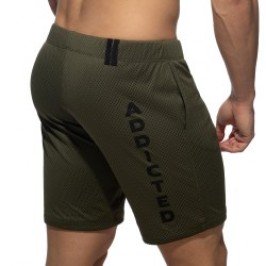Bermuda of the brand ADDICTED - Loop-mesh bermuda shorts - khaki - Ref : AD357 C12