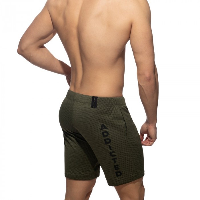 Bermuda der Marke ADDICTED - Loop-Mesh-Bermudashorts - khaki - Ref : AD357 C12