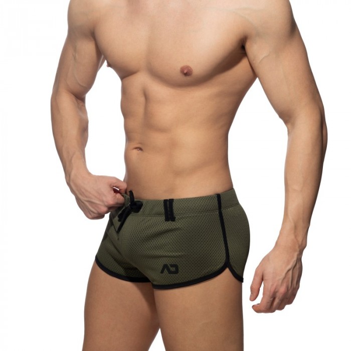 Short of the brand ADDICTED - Loop-mesh shorts - khaki - Ref : AD358 C12