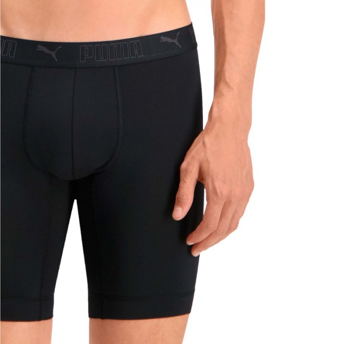 Shorts Boxer, Shorty de la marca PUMA - Bóxer deportivo largo de microfibra PUMA (juego de 2) - negro - Ref : 701210963 001