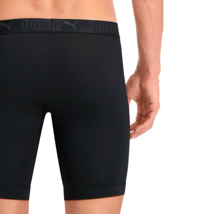 Shorts Boxer, Shorty de la marca PUMA - Bóxer deportivo largo de microfibra PUMA (juego de 2) - negro - Ref : 701210963 001