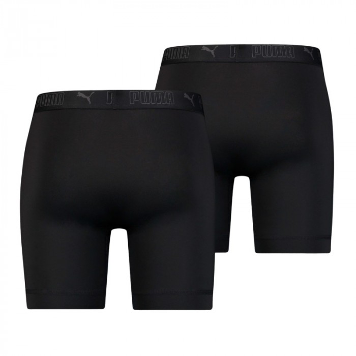Shorts Boxer, Shorty de la marca PUMA - Bóxer deportivo largo de microfibra PUMA (juego de 2) - negro - Ref : 701210963 001