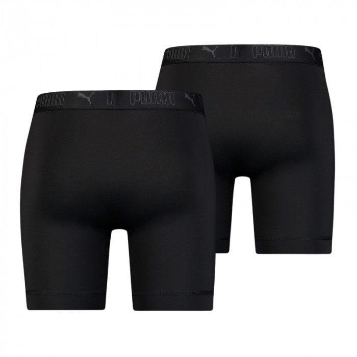 Boxer shorts, Shorty of the brand PUMA - PUMA Microfiber Long Sports Boxer (set of 2) - black - Ref : 701210963 001