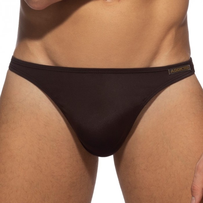 Bath Brief of the brand ADDICTED - Bath G-string - brown - Ref : ADS316 C13