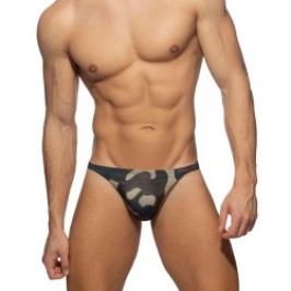 Slip de bain de la marque ADDICTED - G-string de bain - camo - Ref : ADS316 C17