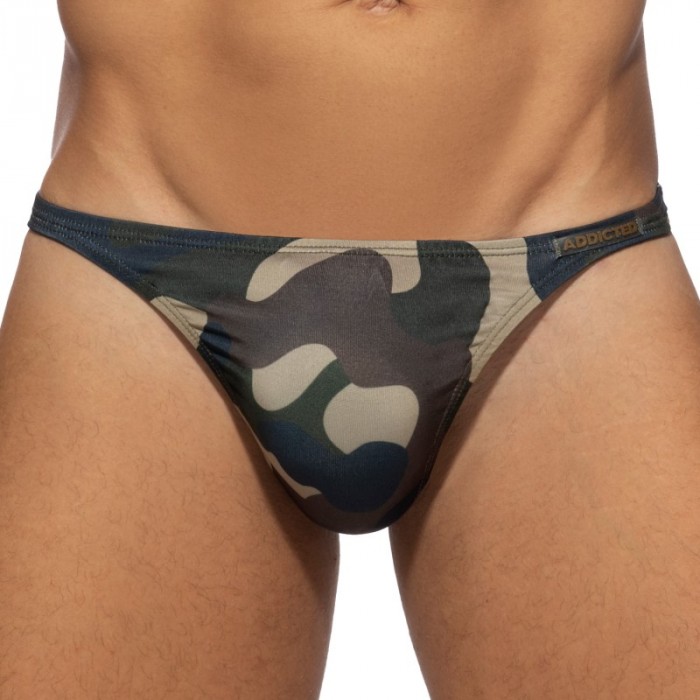 Badeschein der Marke ADDICTED - Bad G-String - camo - Ref : ADS316 C17