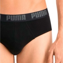 Slip del marchio PUMA - Set di 2 slip base PUMA - nero - Ref : 521030001 230