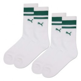 Lot de 3 paires de chaussettes de sport basses unisexes à rayures PUMA