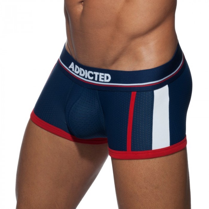 Pantaloncini boxer, Shorty del marchio ADDICTED - Sport mesh trunk - navy - Ref : AD739 C09