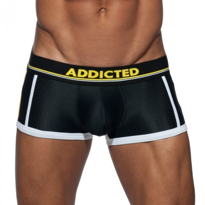 Boxer shorts, Shorty of the brand ADDICTED - Sport mesh trunk - black - Ref : AD739 C10