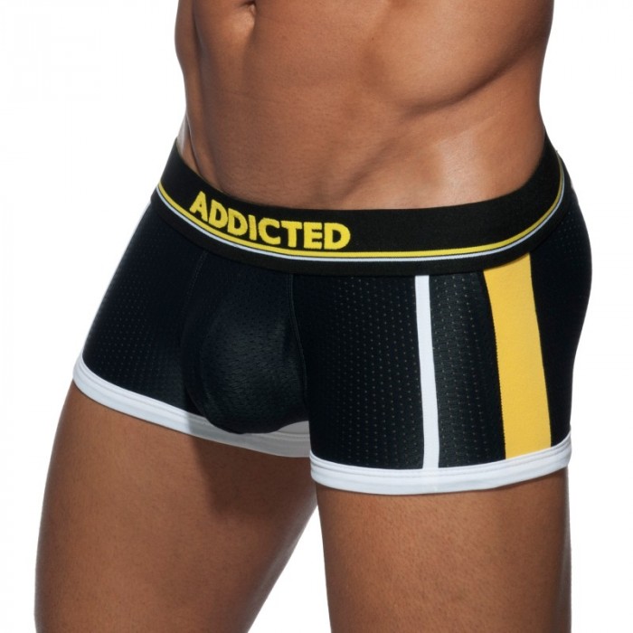 Pantaloncini boxer, Shorty del marchio ADDICTED - Sport mesh trunk - nero - Ref : AD739 C10