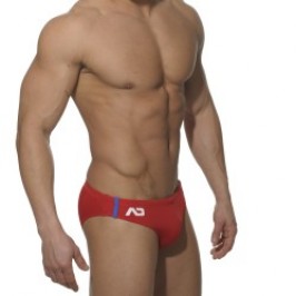 Slip de bain de la marque ADDICTED - Slip de bain sport - rouge - Ref : ADS005 C06