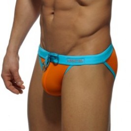Bagno breve del marchio ADDICTED - Sexy bikini vita bassa - orange - Ref : ADS065 C04