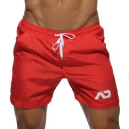 Pantaloncini da bagno del marchio ADDICTED - Shorts da bagno Basic - rosso - Ref : ADS073 C06