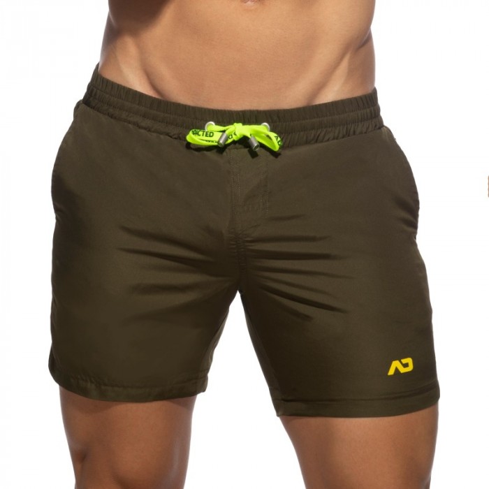 Short de bain de la marque ADDICTED - Short de bain Basic - kaki - Ref : ADS073 C12