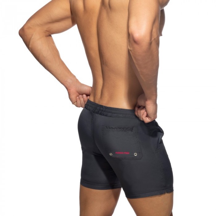 Bath Shorts of the brand ADDICTED - Bath shorts Basic - charcoal - Ref : ADS073 C15