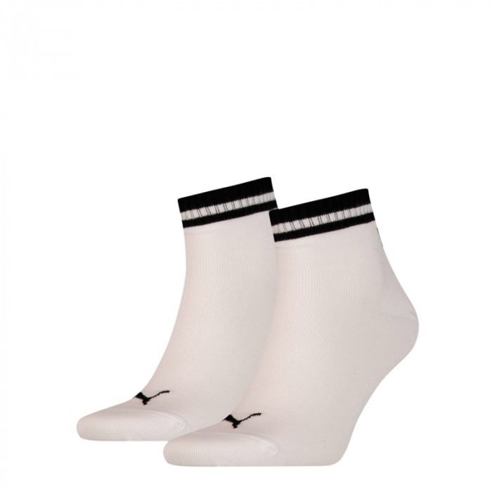 Socken der Marke PUMA - Set von 2 Paar Heritage Socken mit PUMA Logo - weiß - Ref : 100000952 002