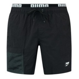 T-Shirt Made In France der Marke PUMA - PUMA Utility mittellange Badeshorts – schwarz - Ref : 701221757 002