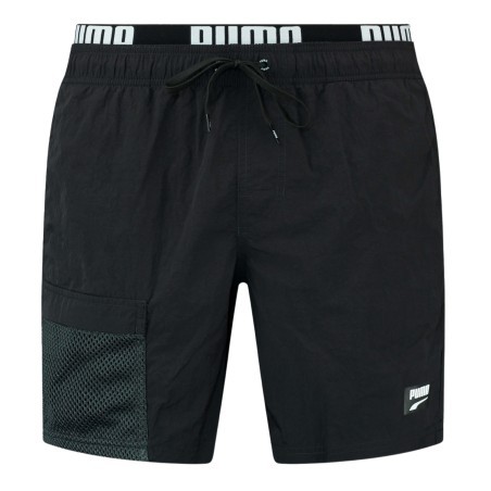 Short de bain mi-long PUMA Utility - noir