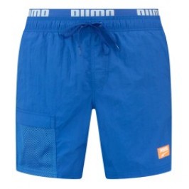 Bath Shorts of the brand PUMA - PUMA Utility mid-length swim shorts - blue - Ref : 701221757 003