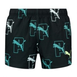 Shorts de baño de la marca PUMA - Shorts de baño corto con logo de PUMA - negro - Ref : 701222044 002