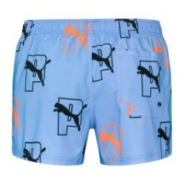 Short de bain de la marque PUMA - Short de bain court avec logo PUMA - lavande - Ref : 701222044 001