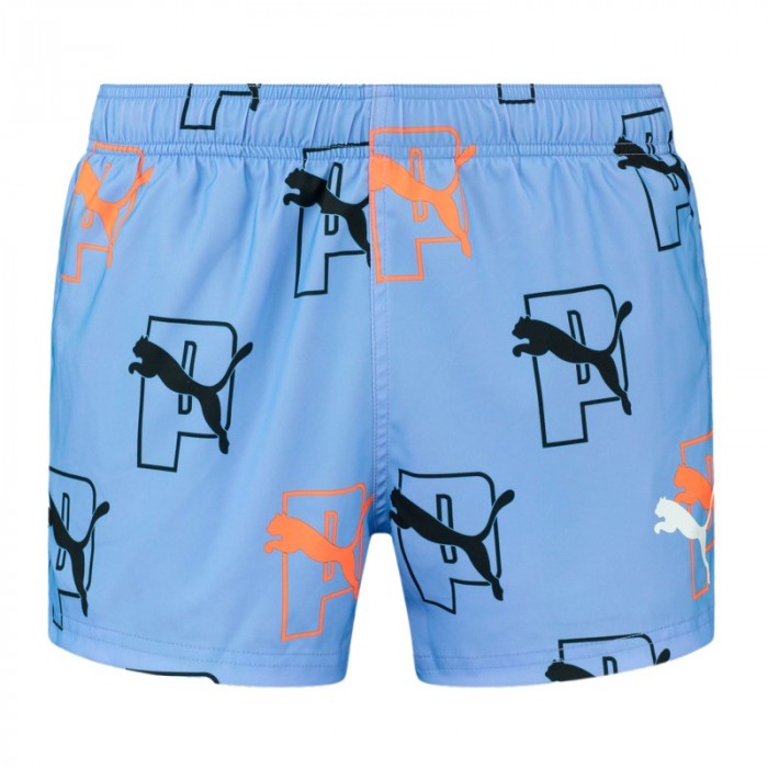 Badehosen der Marke PUMA - Kurze Badeshorts mit PUMA-Logo – Lavendel - Ref : 701222044 001