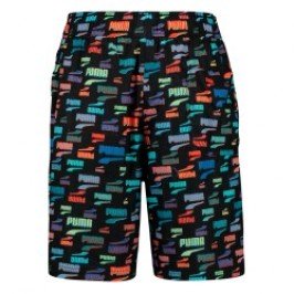Shorts de baño de la marca PUMA - Shorts de baño baholgado con logo PUMA multicolor - negro - Ref : 701221755 01