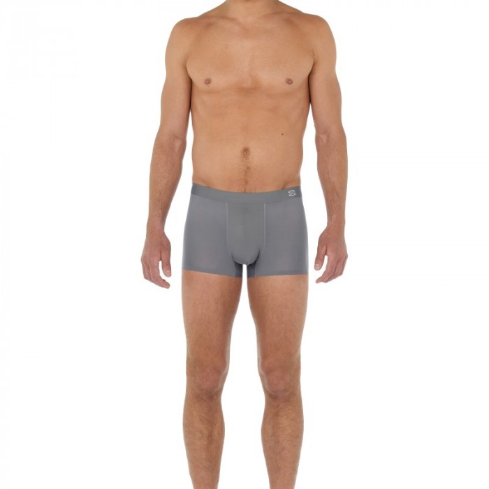 Boxershorts, Shorty der Marke HOM - Boxer Comfort HOM H-Fresh - grau - Ref : 402592 00ZU