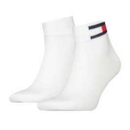 Socken der Marke TOMMY HILFIGER - 2er-Pack Knöchelsocken mit Flag Tommy - weiß - Ref : 701223929 003
