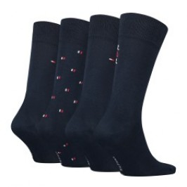 Calcetines de la marca TOMMY HILFIGER - Caja de regalo de 4 pares de calcetines Tommy - navy - Ref : 701222193 001