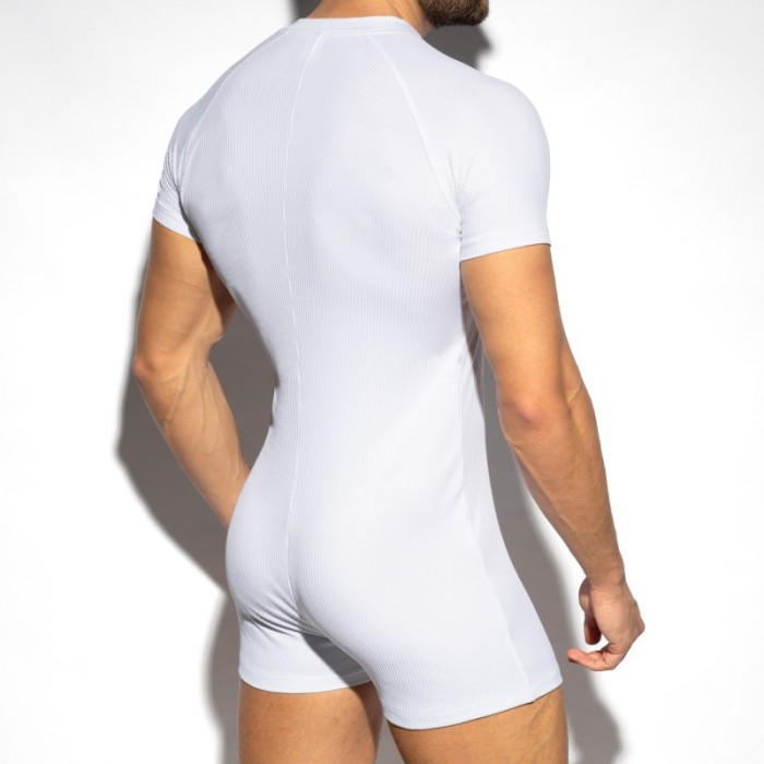 Body del marchio ES COLLECTION - Bodysuit recycled rib - bianco - Ref : UN553 C01