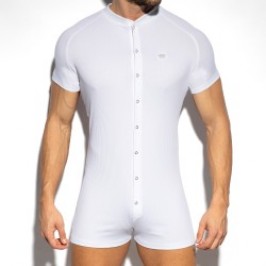 Body de la marque ES COLLECTION - Bodysuit recycled rib - blanc - Ref : UN553 C01