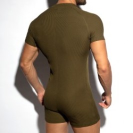 Body of the brand ES COLLECTION - Bodysuit recycled rib - khaki - Ref : UN553 C12