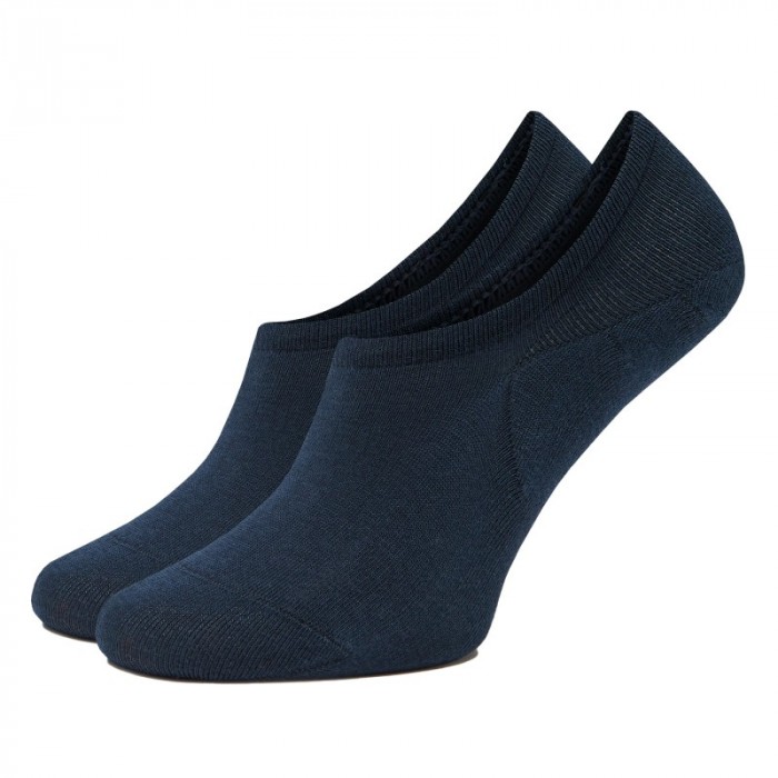 Chaussettes & socquettes de la marque TOMMY HILFIGER - Lot de 2 paires de footlet à drapeau Tommy - navy - Ref : 701223928 002