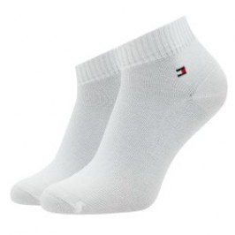 Chaussettes & socquettes de la marque TOMMY HILFIGER - Lot de 2 paires socquettes Tommy - blanc - Ref : 701222187 001