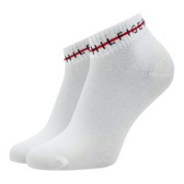 Chaussettes & socquettes de la marque TOMMY HILFIGER - Lot de 2 paires socquettes Tommy - blanc - Ref : 701222187 001